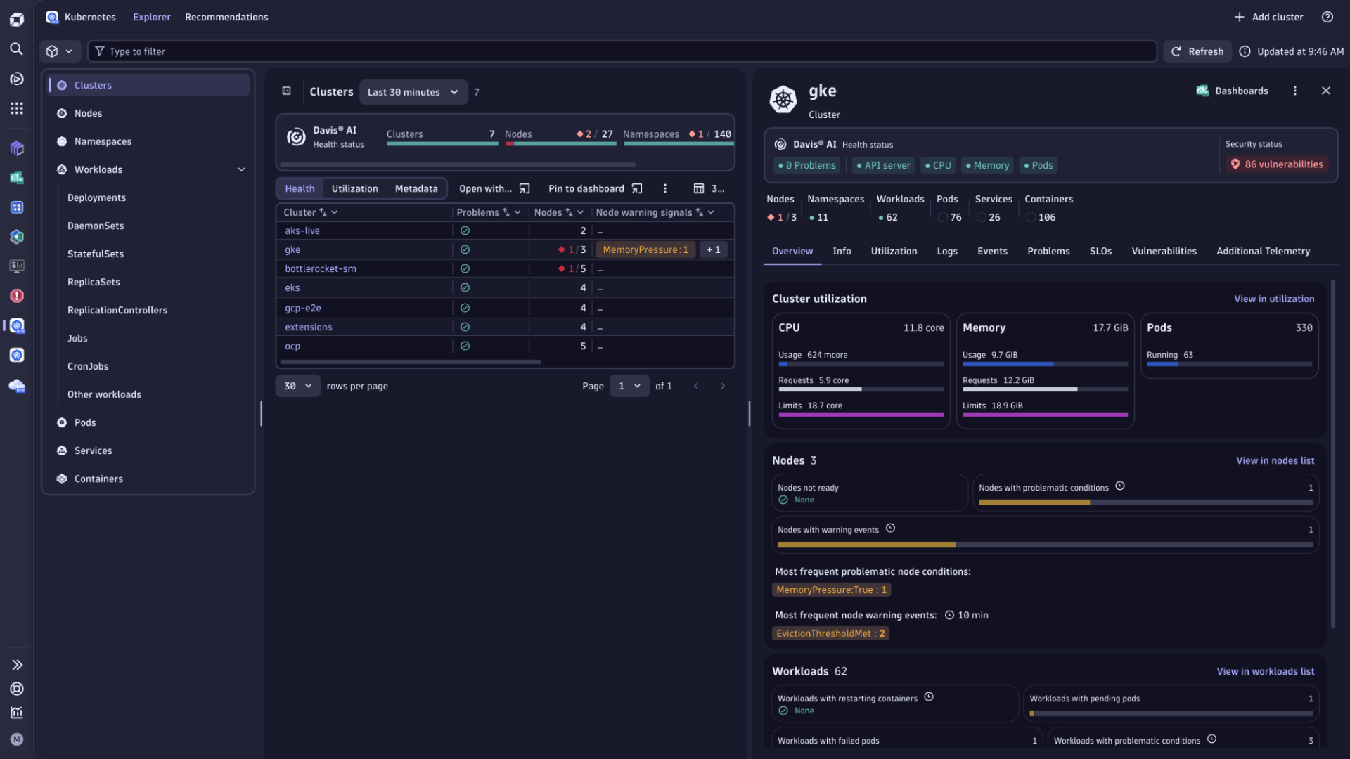 Kubernetes header screenshot